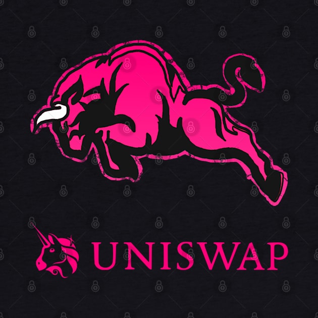 Uniswap UNI coin Crypto coin Crytopcurrency by JayD World